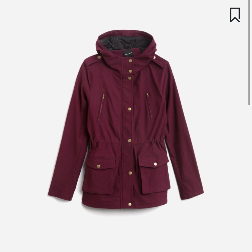Holly Contrast Hood Cargo Jacket - large